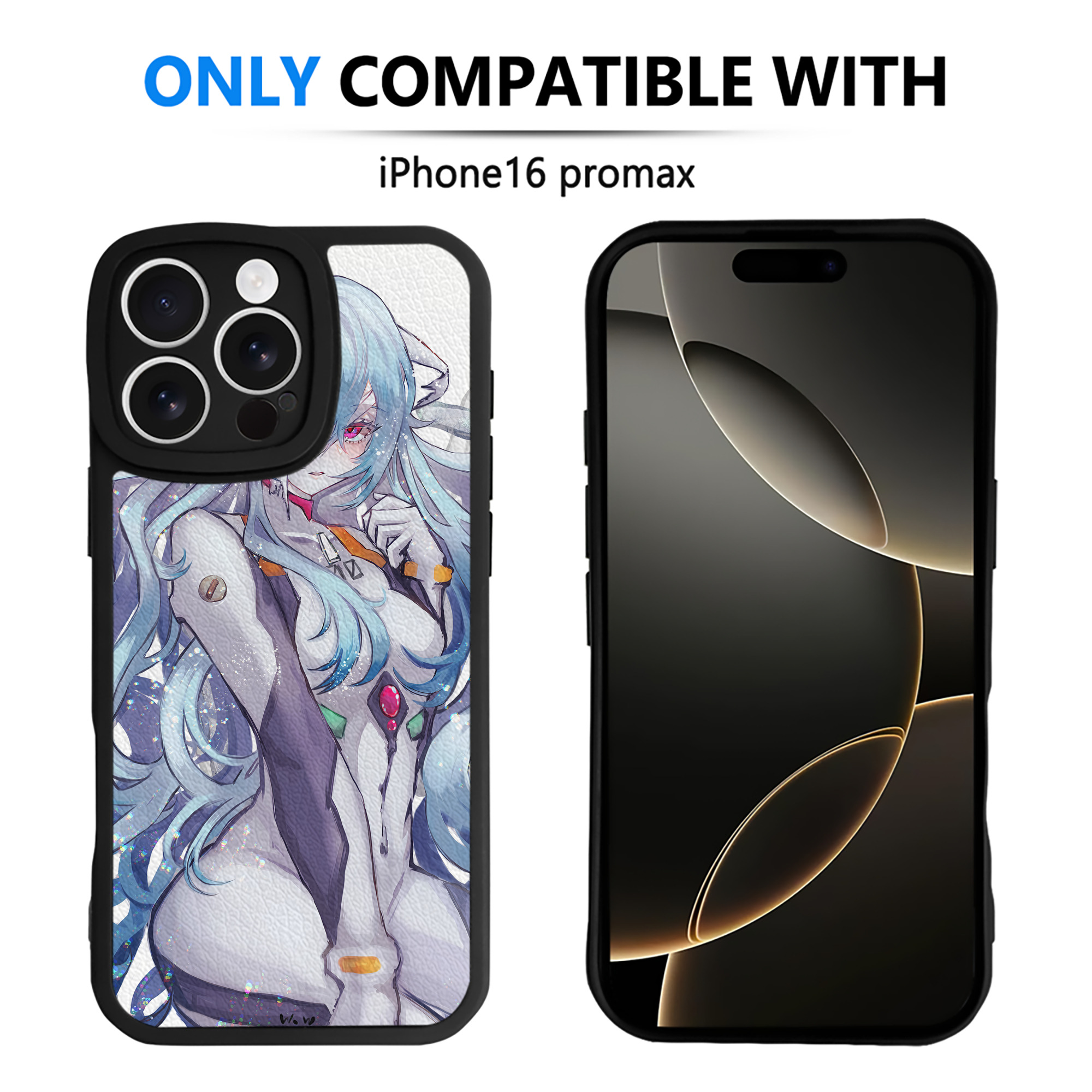 （画像用） EVA 新世紀エヴァンゲリオン 【iPhone 16シリーズ対応】シリコンスマホケース（レザー調） 材質：シリコン